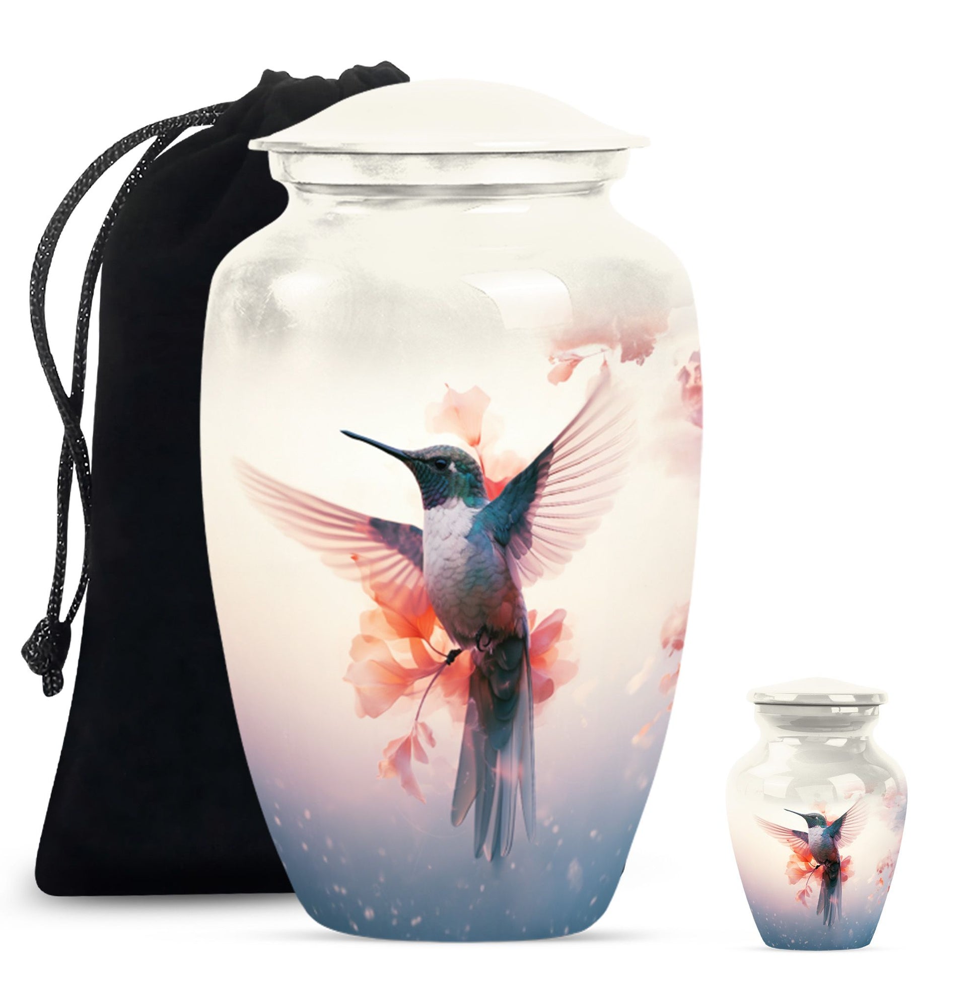 Humming Bird Keepsake For Ashes Funeral, Ashes Cremation Urn
