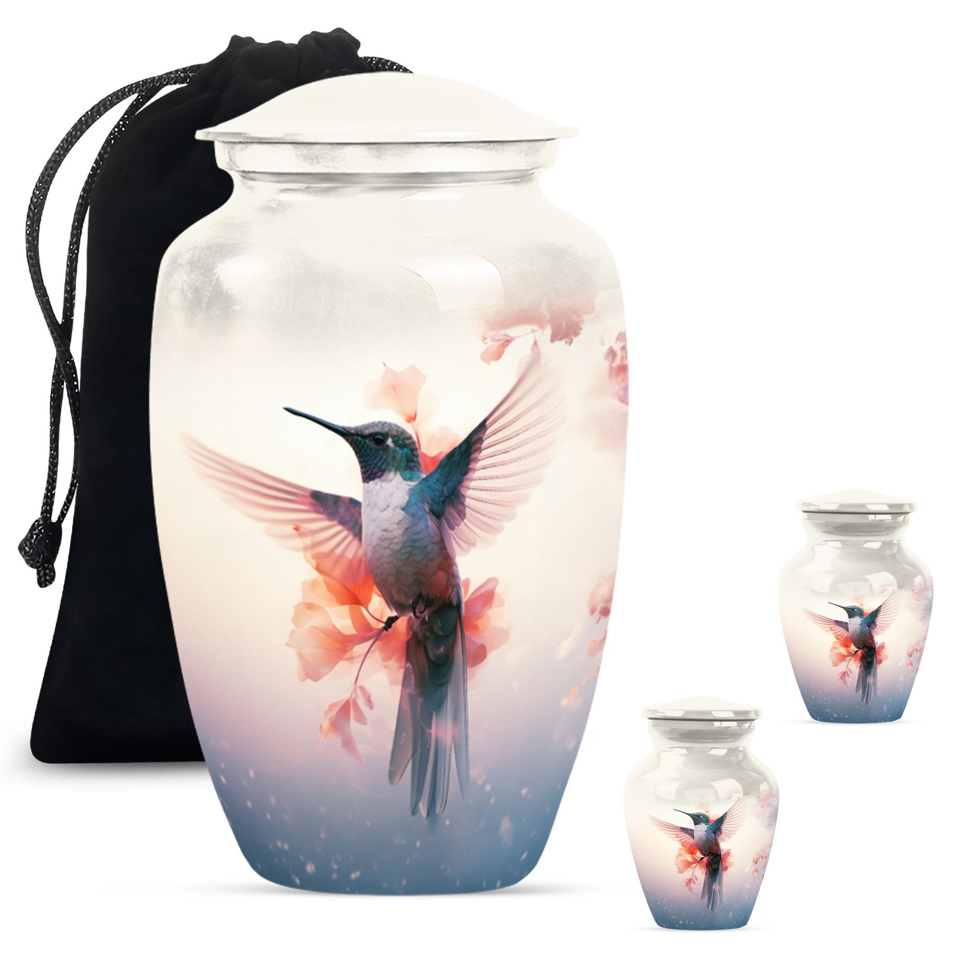 Humming Bird Keepsake For Ashes Funeral, Ashes Cremation Urn