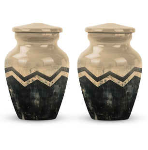 Pattern Small Urns For Human Ashes Teardrop, Heart Urn For Ashes