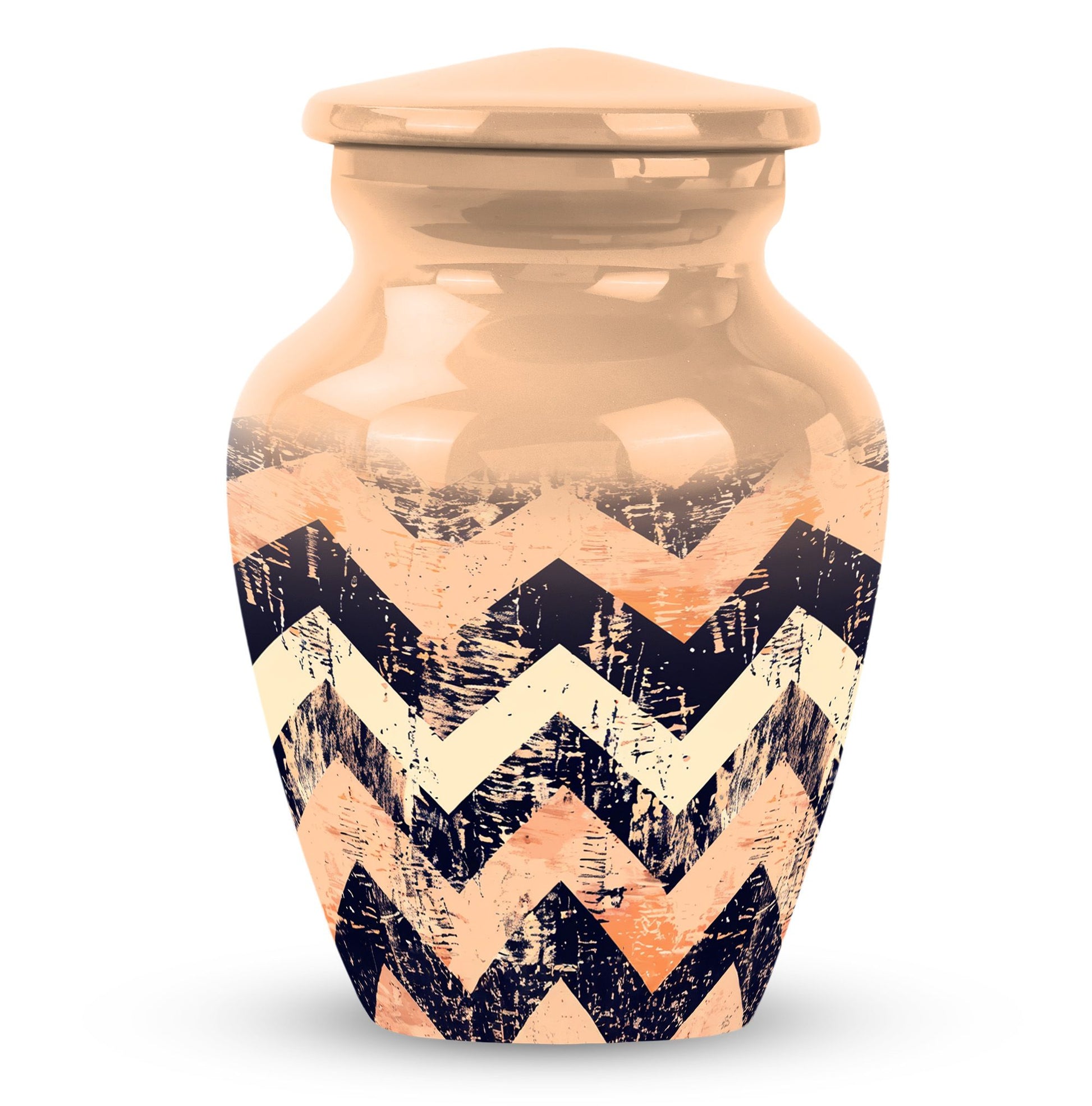 Pattern Adult Male Urn For Ashes Large Teardrop, Heart Urn For Ashes