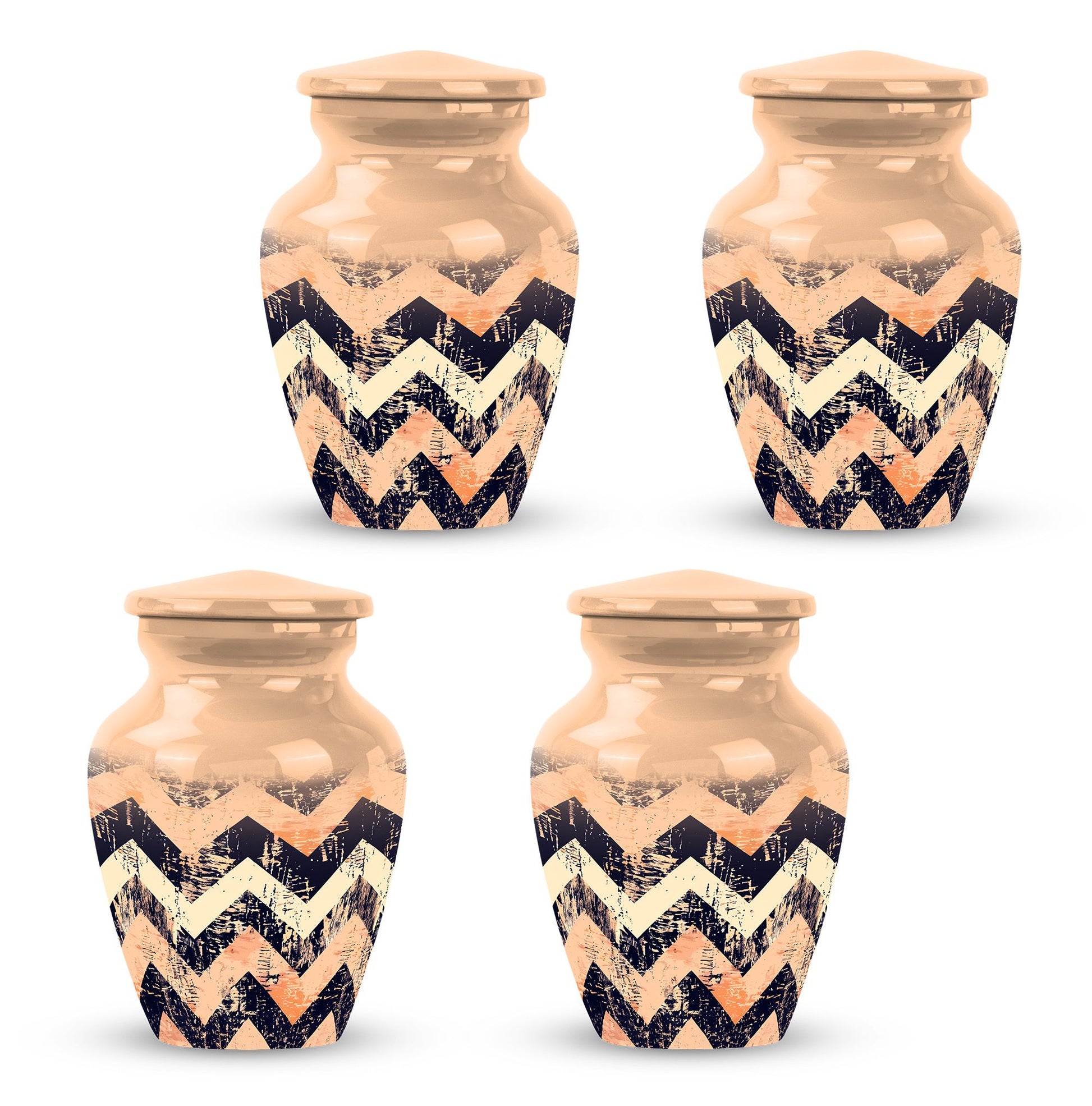 Pattern Adult Male Urn For Ashes Large Teardrop, Heart Urn For Ashes