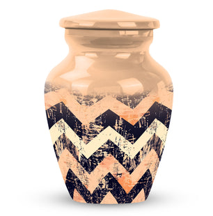 Pattern Adult Male Urn For Ashes Large Teardrop, Heart Urn For Ashes