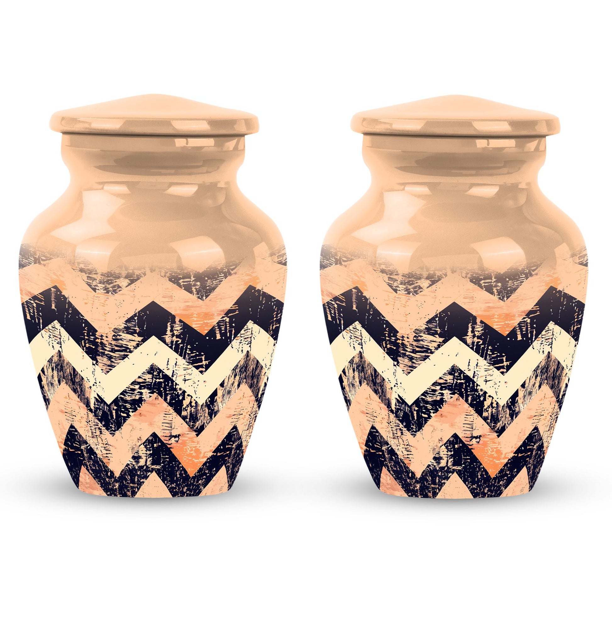 Pattern Adult Male Urn For Ashes Large Teardrop, Heart Urn For Ashes
