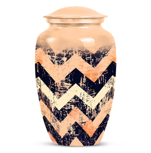 Pattern Adult Male Urn For Ashes Large Teardrop, Heart Urn For Ashes