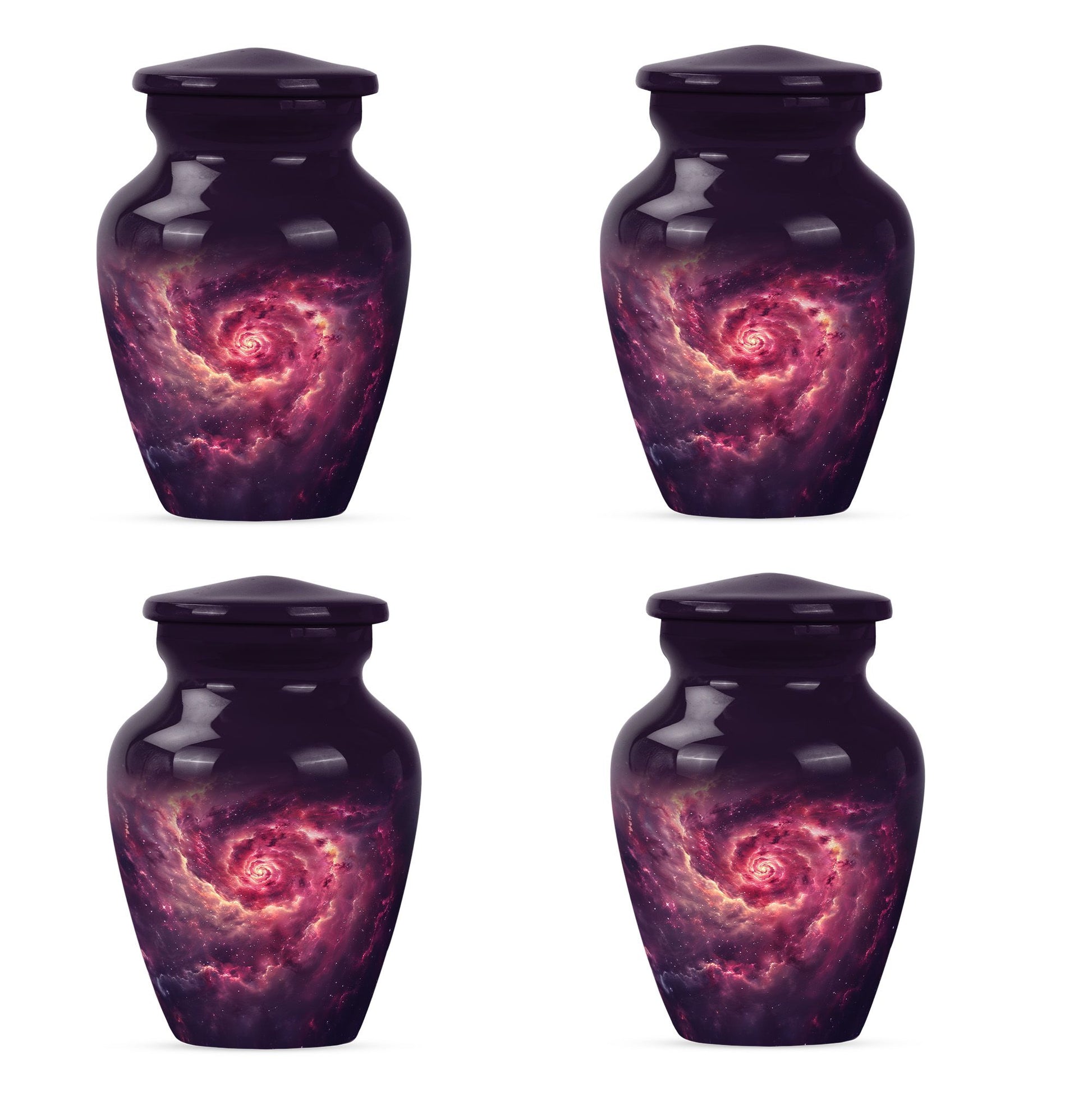 Galaxy Urns For Adult Male Dad Teardrop, Heart Cremation Urn