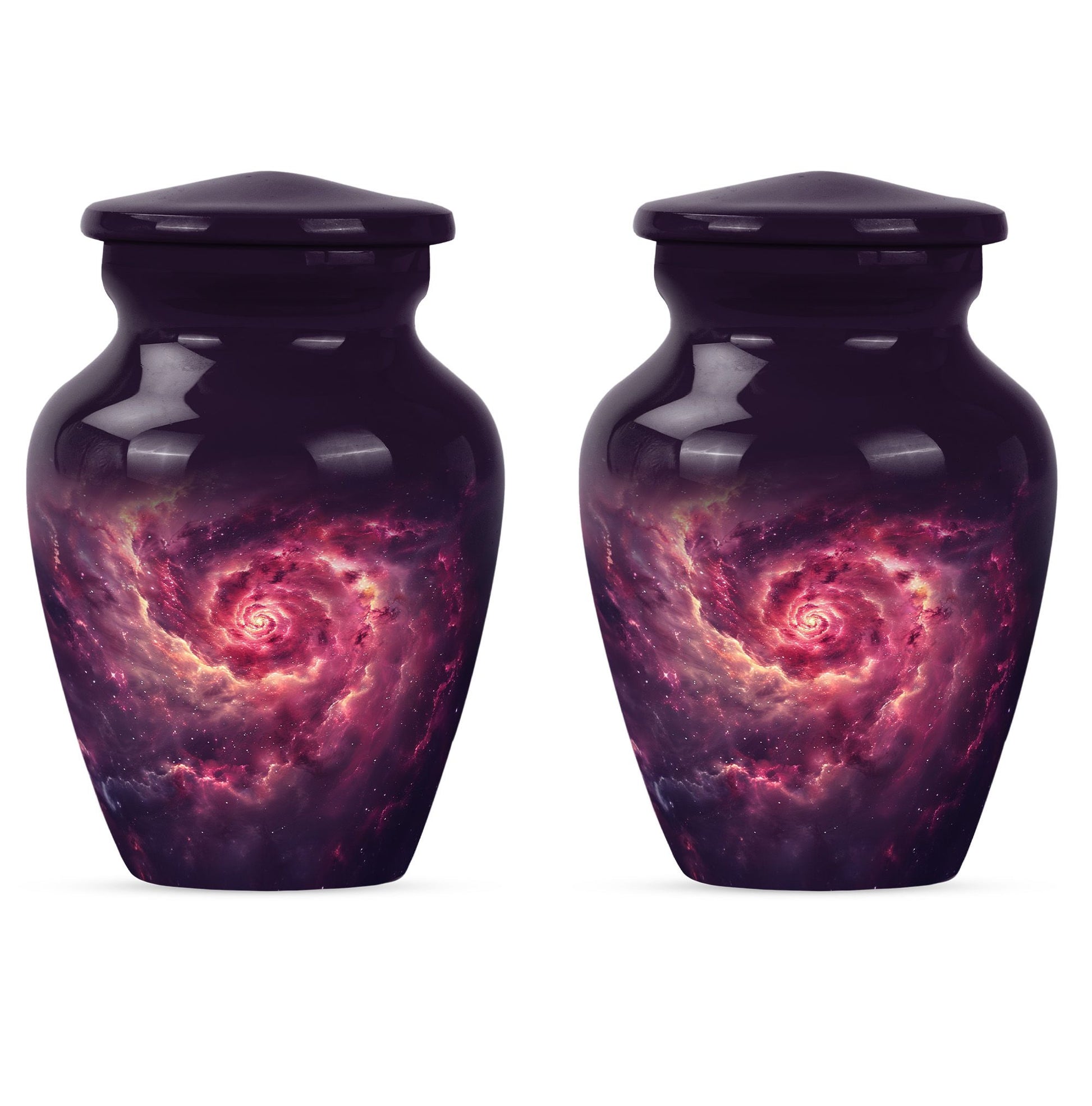 Galaxy Urns For Adult Male Dad Teardrop, Heart Cremation Urn