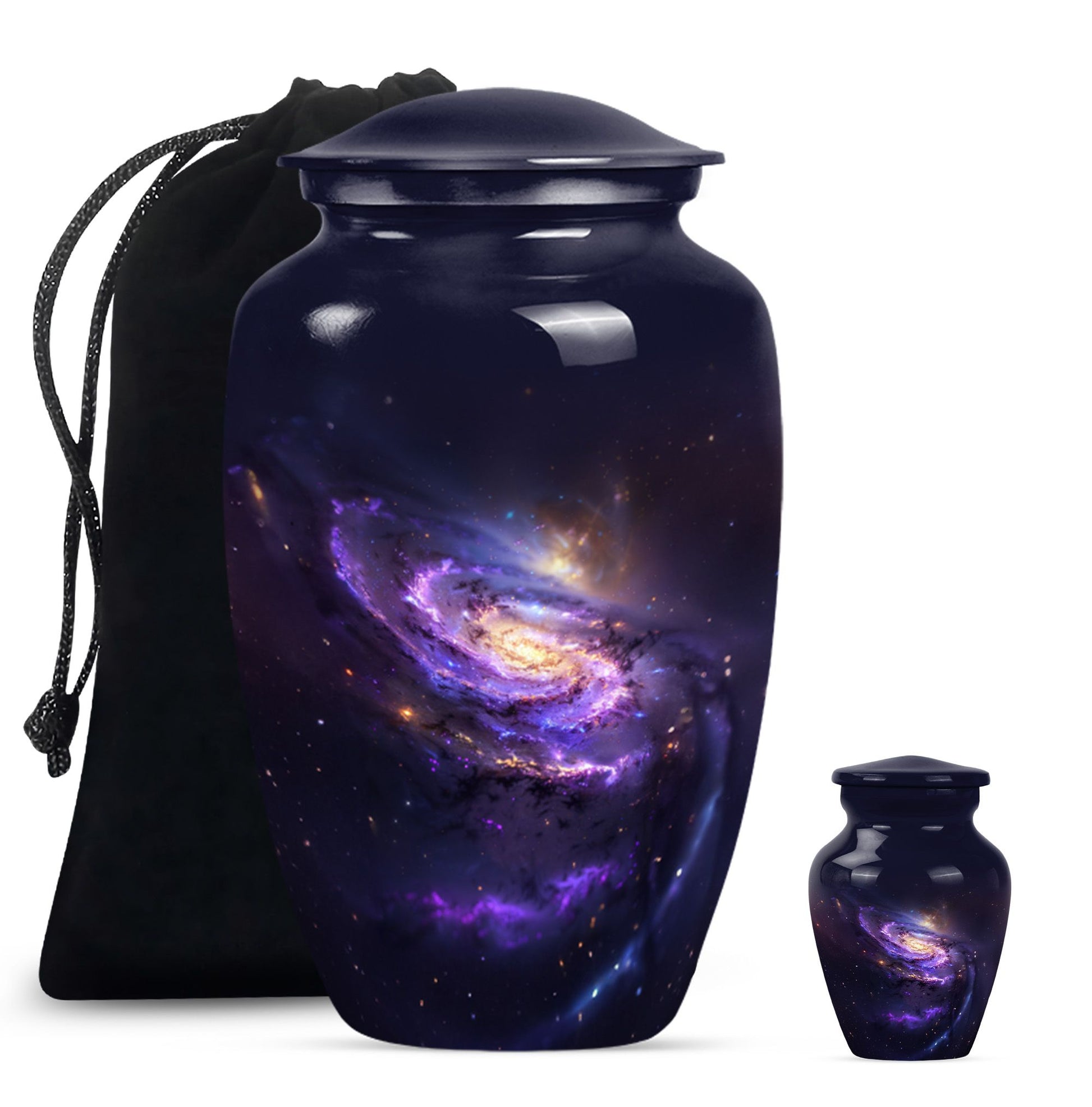 Galaxy Adult Cremation Urns Teardrop, Heart Shape Urn