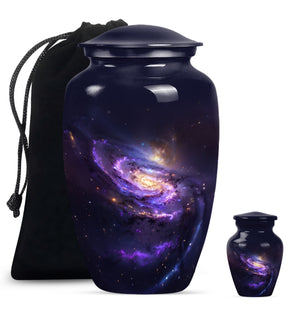 Galaxy Adult Cremation Urns Teardrop, Heart Shape Urn