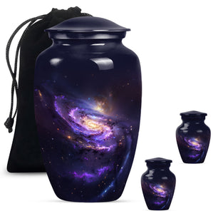 Galaxy Adult Cremation Urns Teardrop, Heart Shape Urn