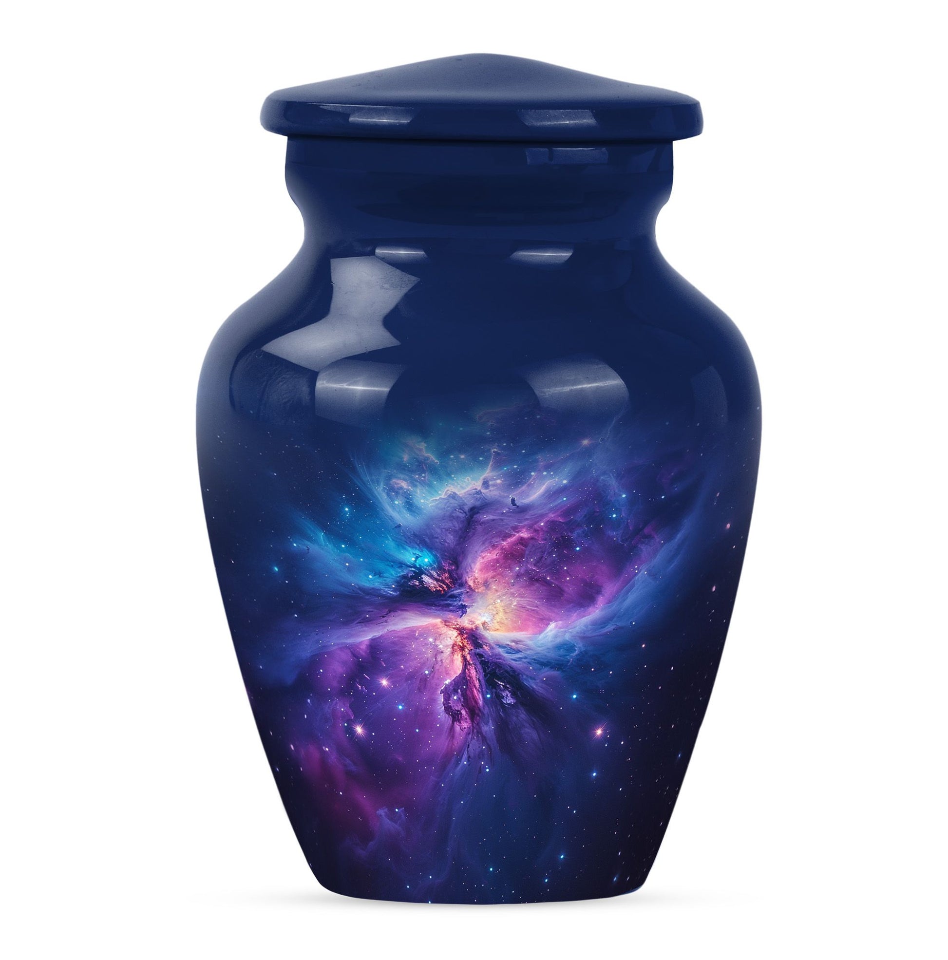 Galaxy Adult Size Urn Teardrop, Heart Cremation Urn For Ashes