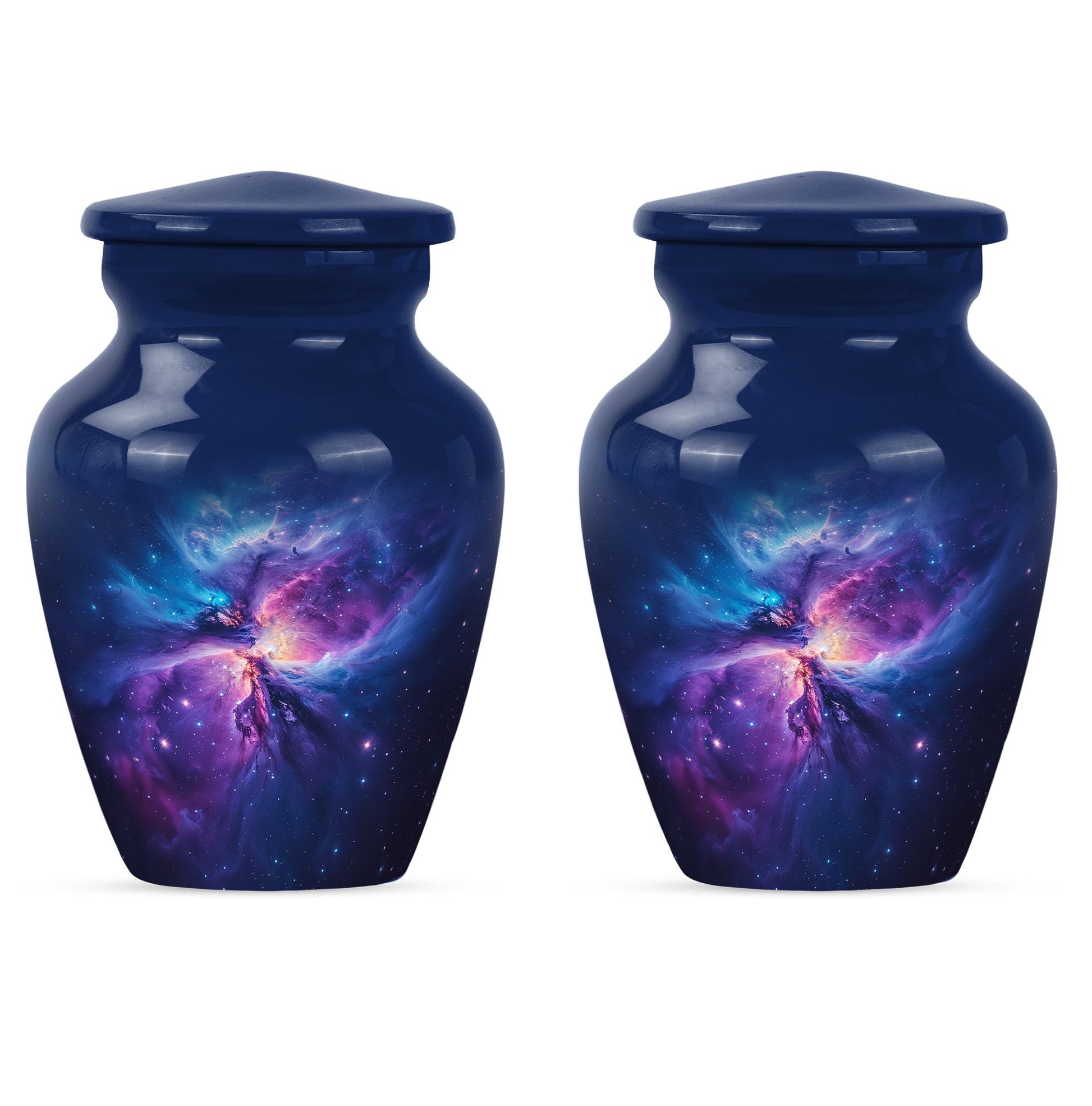 Galaxy Adult Size Urn Teardrop, Heart Cremation Urn For Ashes