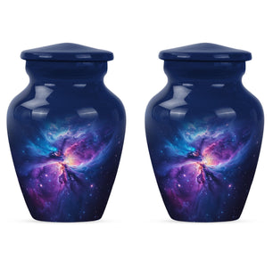 Galaxy Adult Size Urn Teardrop, Heart Cremation Urn For Ashes