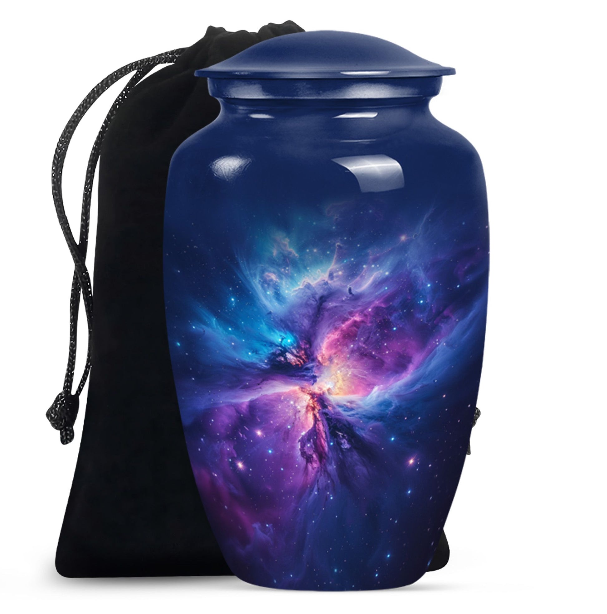 Galaxy Adult Size Urn Teardrop, Heart Cremation Urn For Ashes