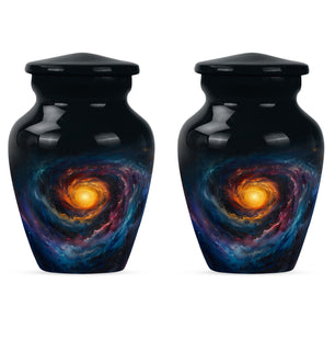 Galaxy Urn For Son Teardrop, Heart Cremation Urn