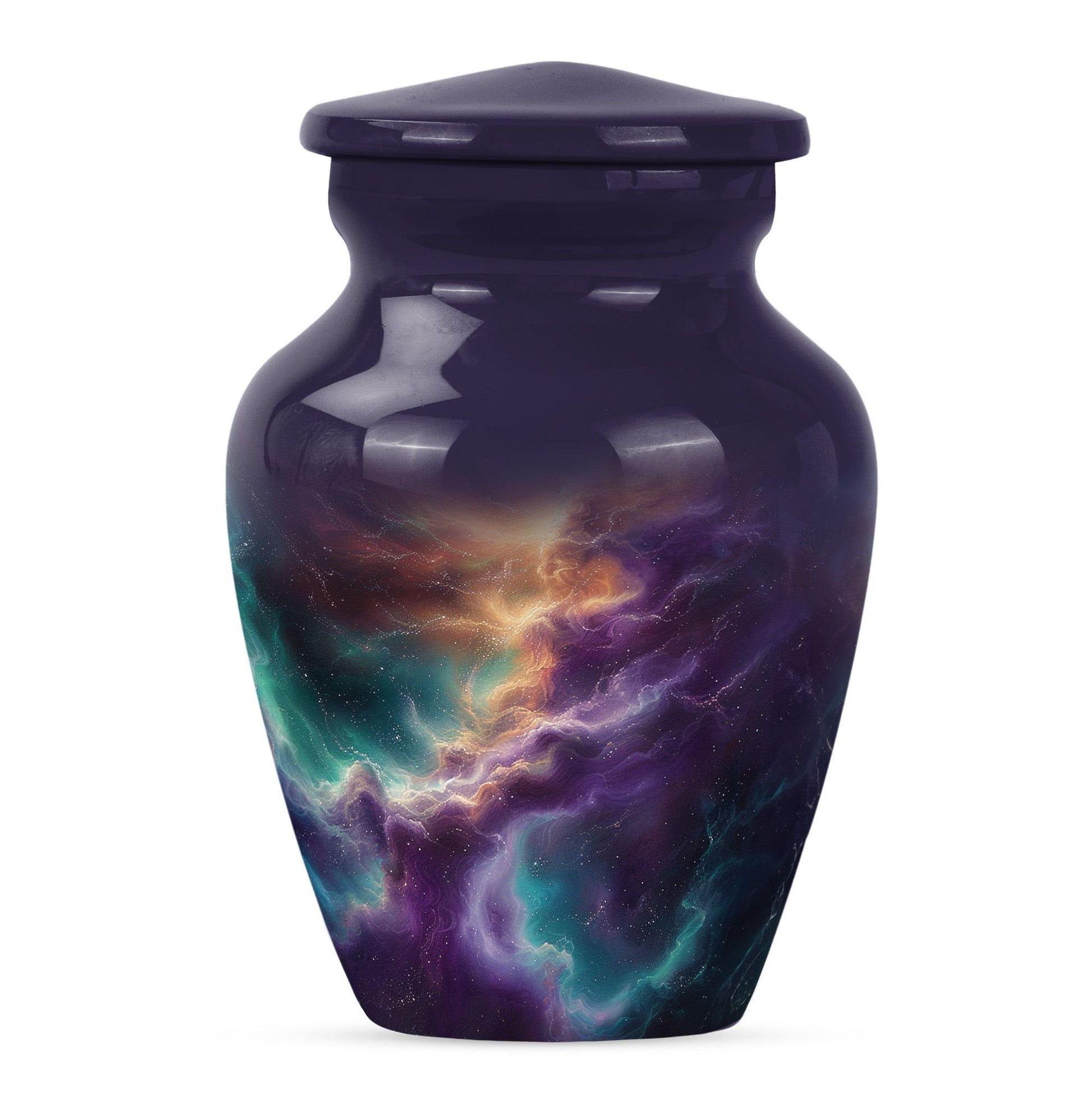 Galaxy Urn Dad Teardrop, Heart Shape Urn