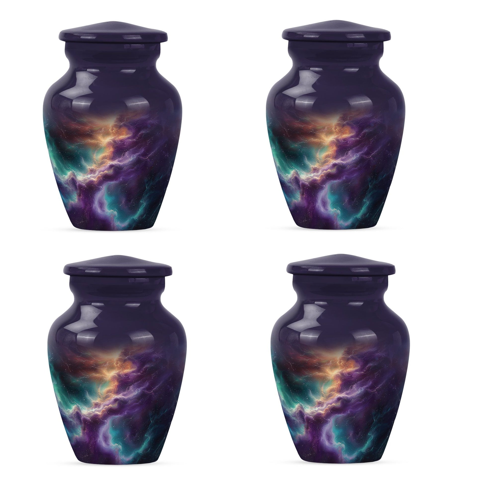 Galaxy Urn Dad Teardrop, Heart Shape Urn