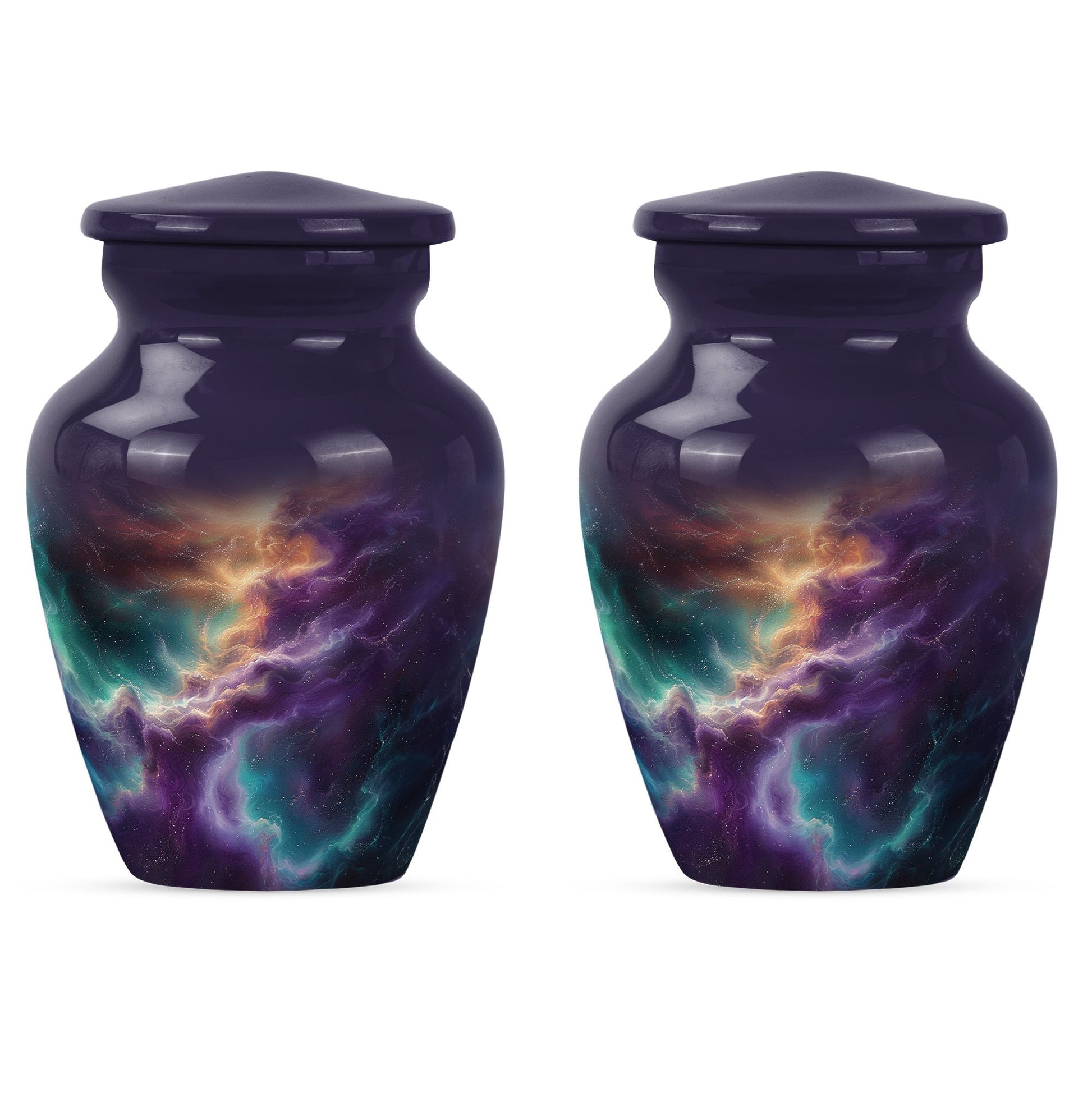 Galaxy Urn Dad Teardrop, Heart Shape Urn