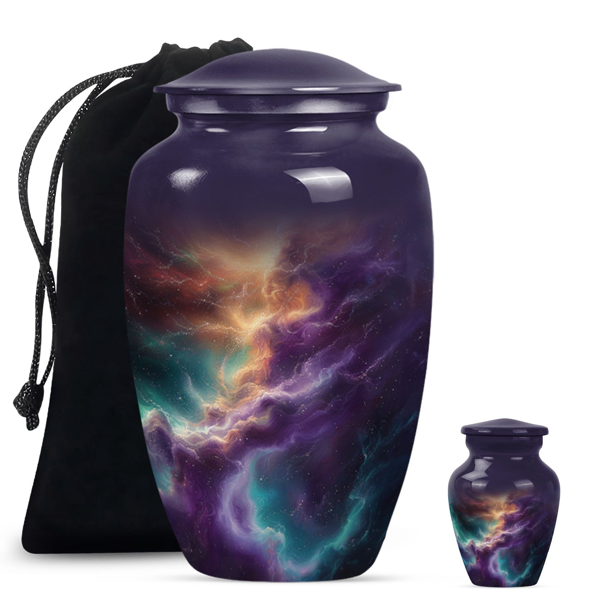 Galaxy Urn Dad Teardrop, Heart Shape Urn