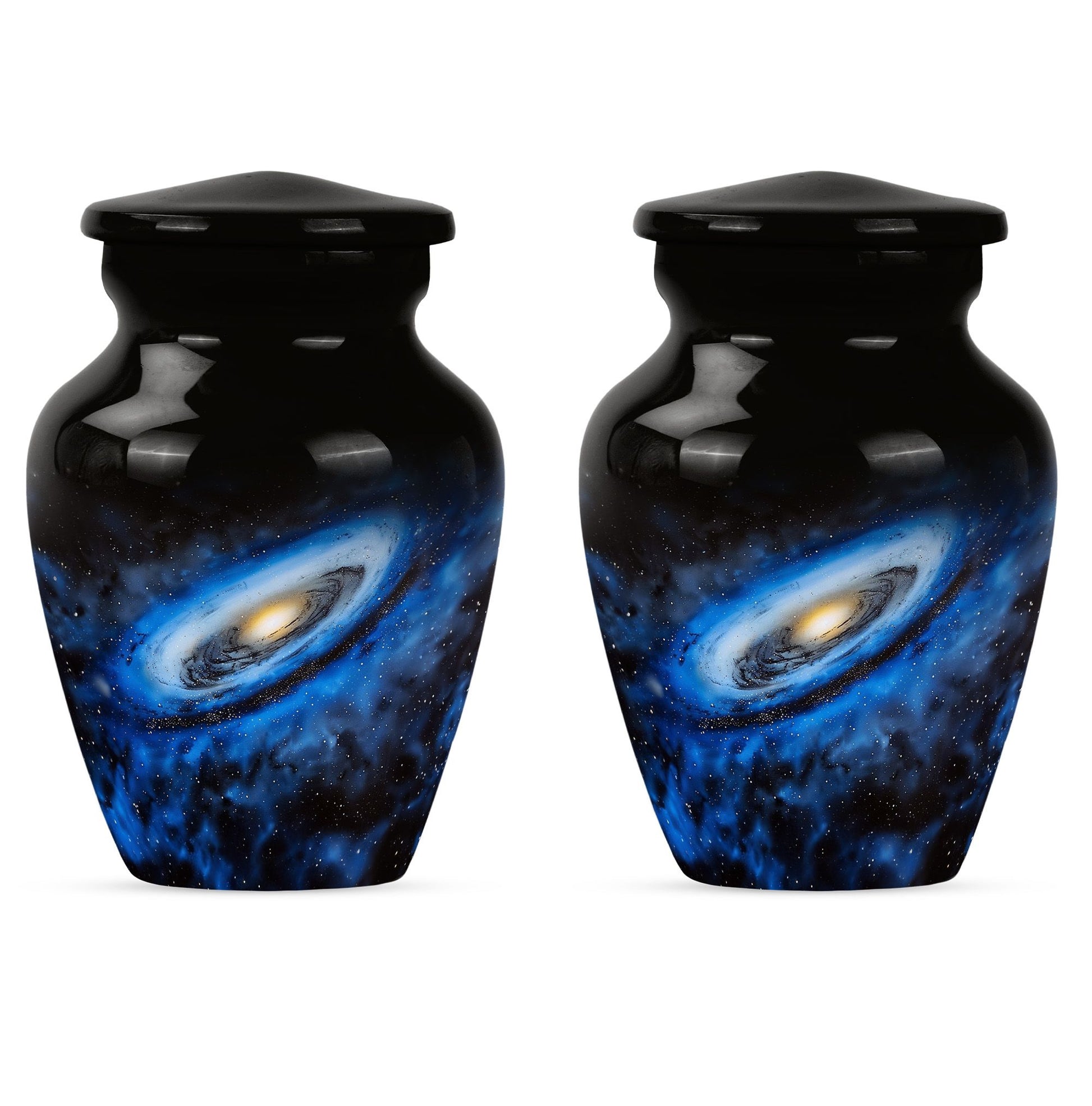 Galaxy Cremation Urns For Ashes Teardrop, Heart Cremation Urn