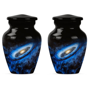 Galaxy Cremation Urns For Ashes Teardrop, Heart Cremation Urn