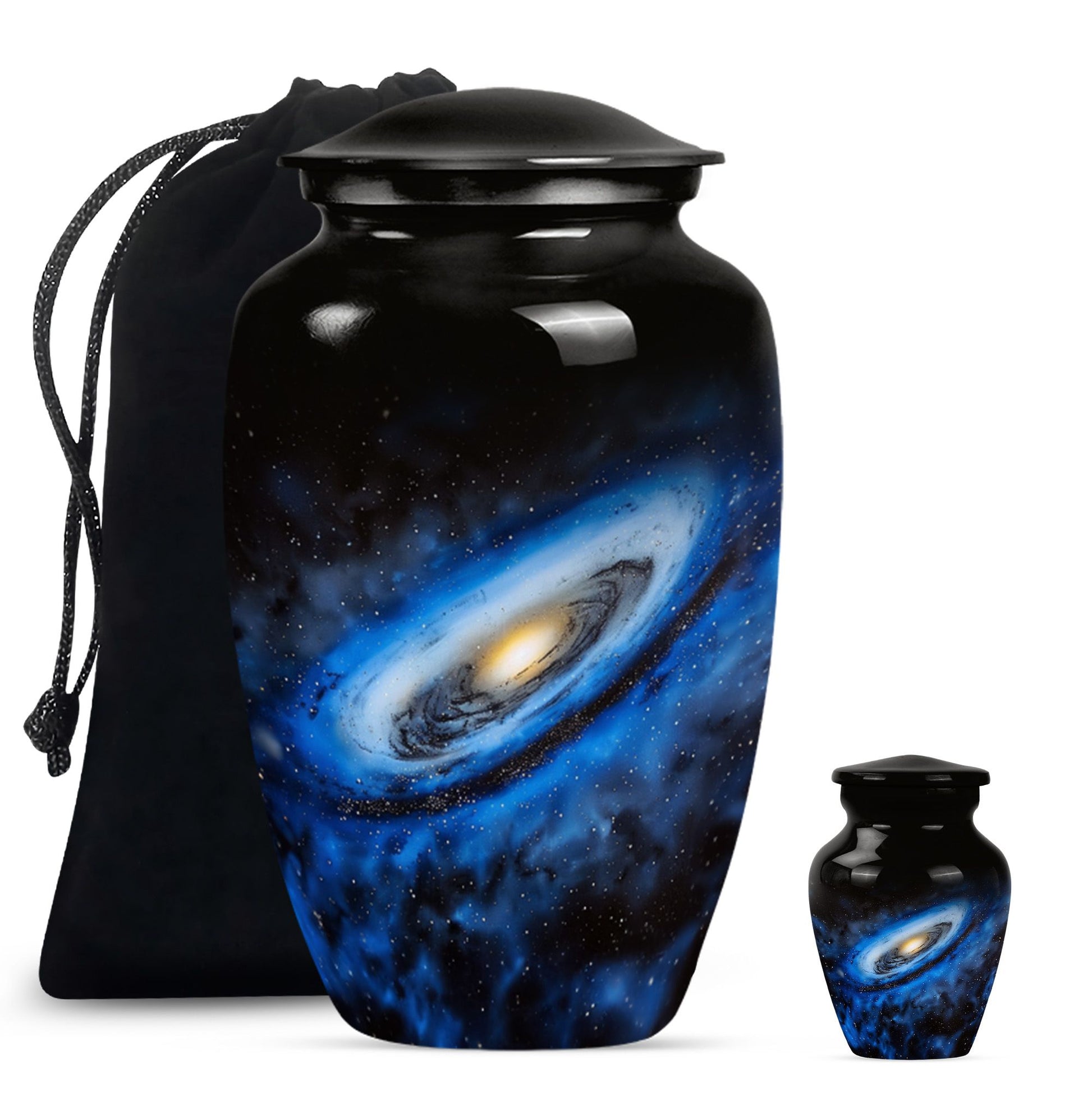 Galaxy Cremation Urns For Ashes Teardrop, Heart Cremation Urn