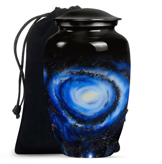Galaxy Customized Urns For Human Ashes Teardrop, Heart Urn