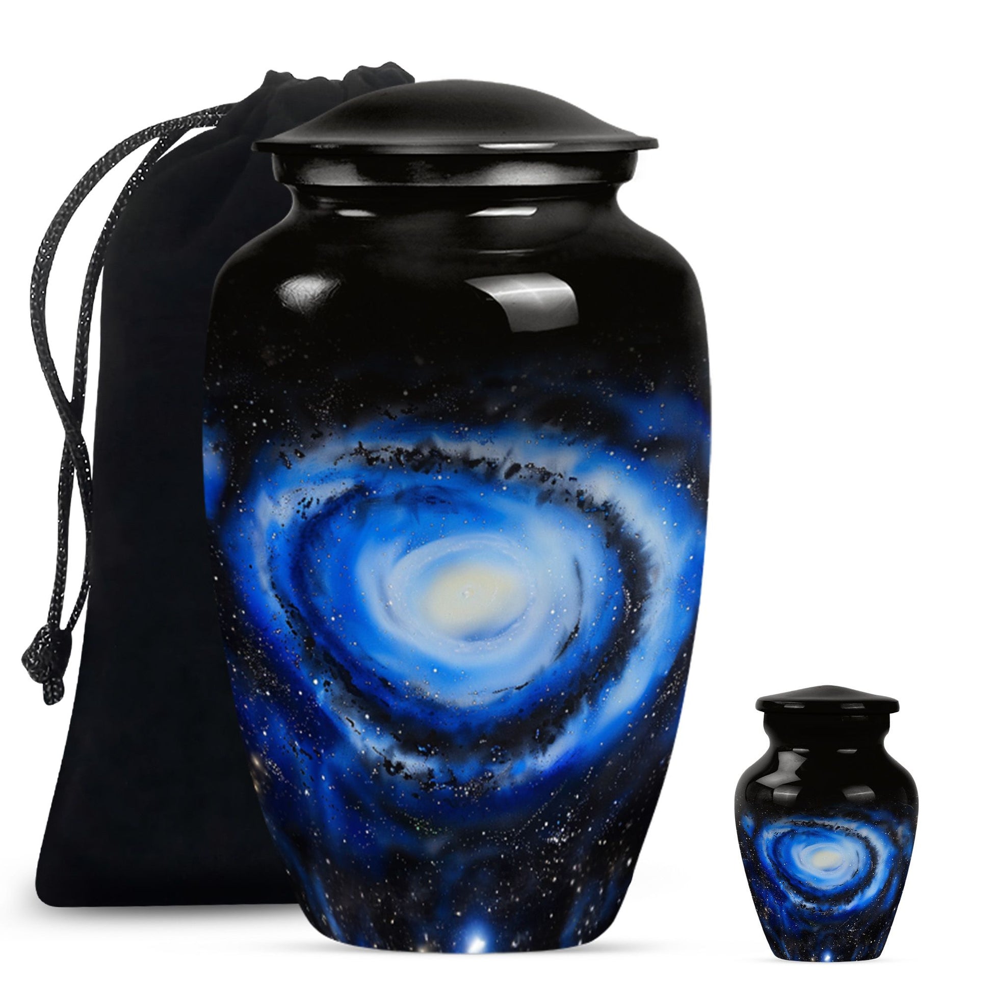 Galaxy Customized Urns For Human Ashes Teardrop, Heart Urn