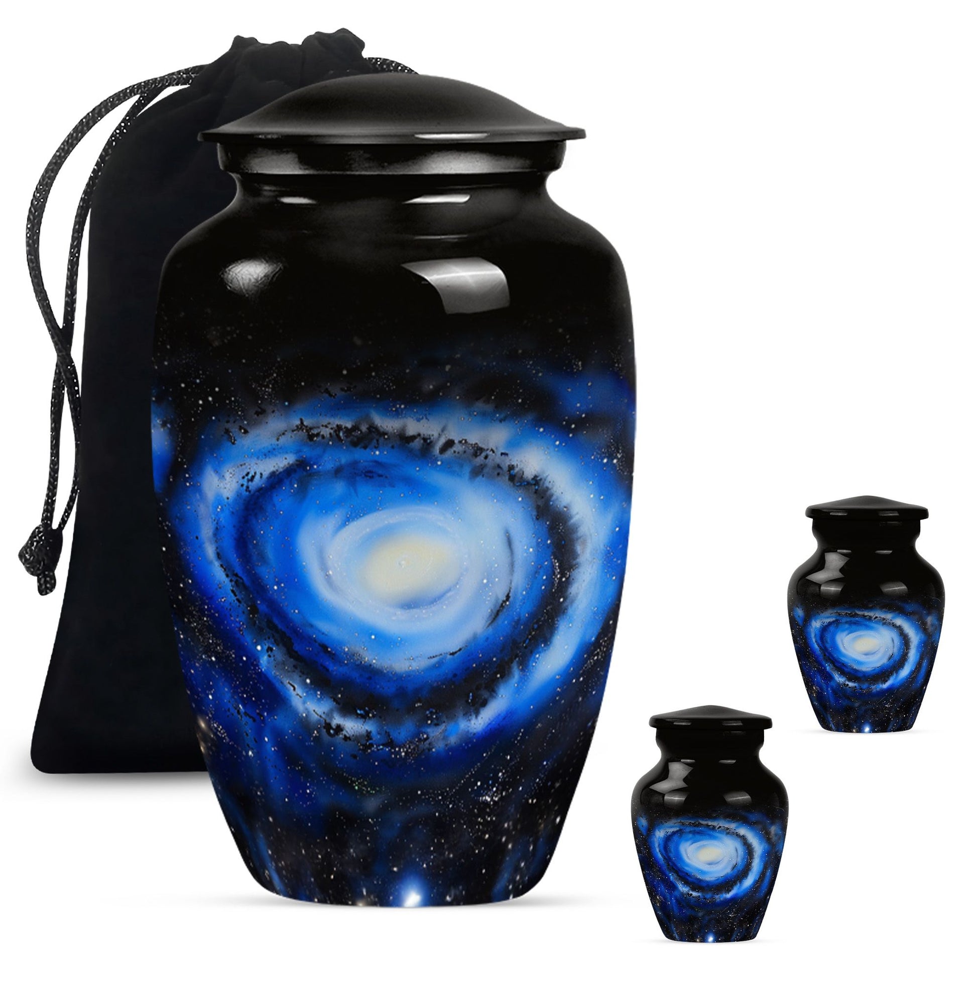 Galaxy Customized Urns For Human Ashes Teardrop, Heart Urn