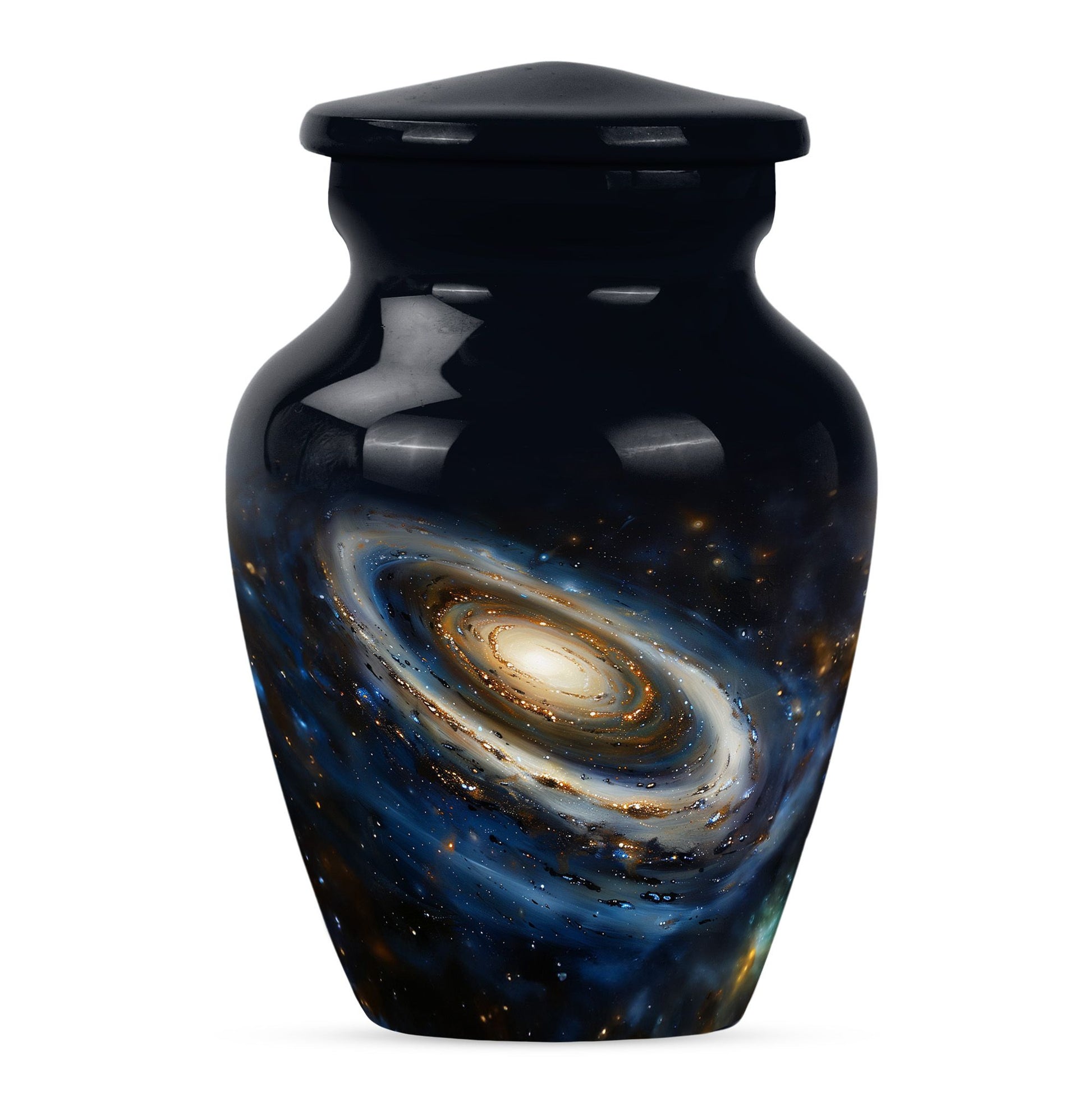 Galaxy Medium Urn For Ashes Teardrop, Heart Cremation Urn