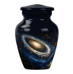 Galaxy Medium Urn For Ashes Teardrop, Heart Cremation Urn