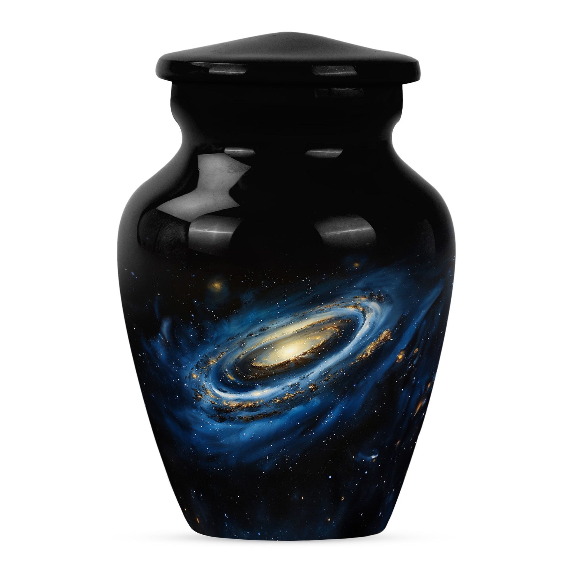 Galaxy Cremation Urns For Ashes For Women Teardrop, Heart Shape Urn