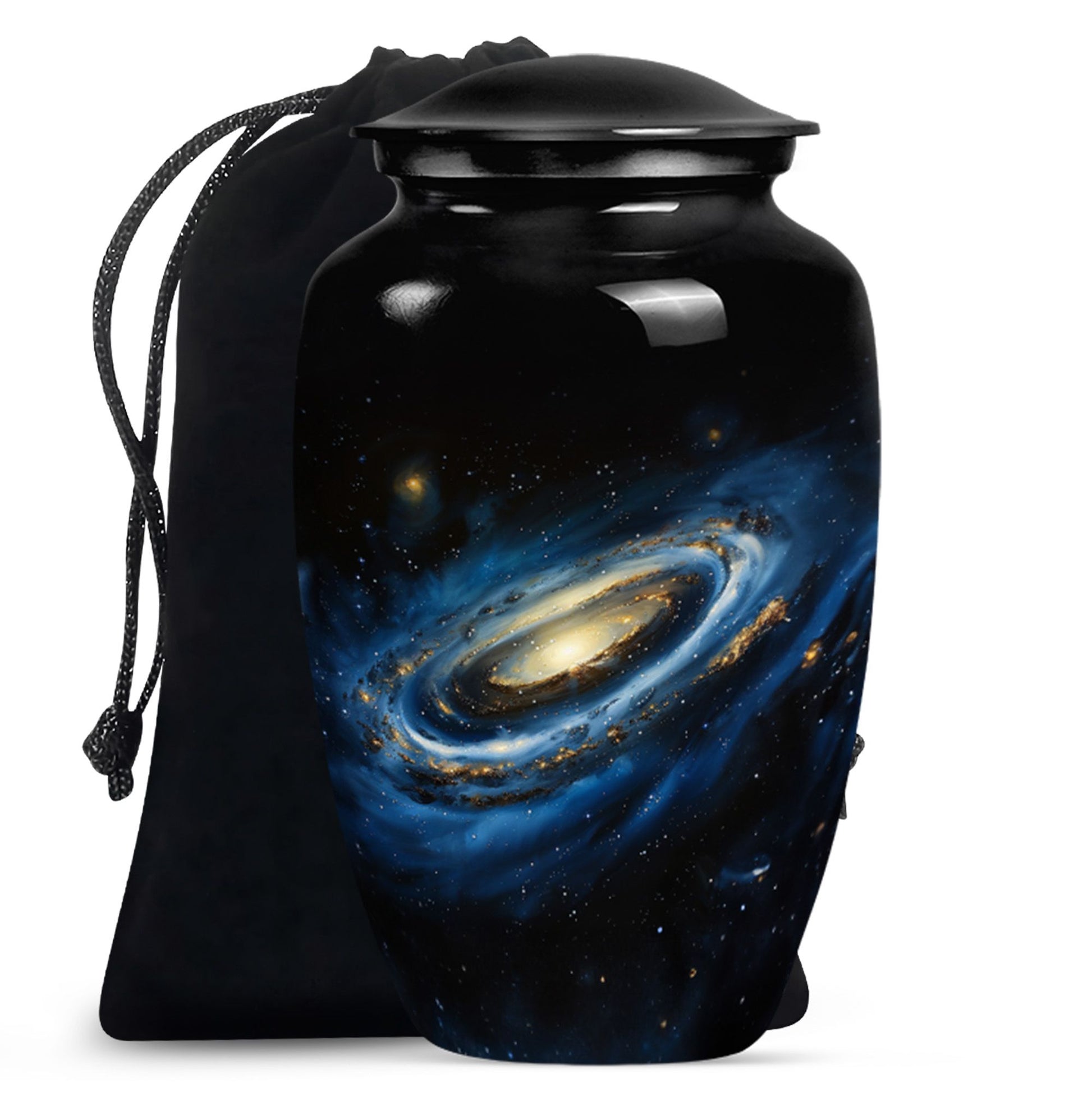 Galaxy Cremation Urns For Ashes For Women Teardrop, Heart Shape Urn