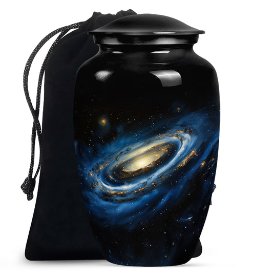 Galaxy Cremation Urns For Ashes For Women Teardrop, Heart Shape Urn