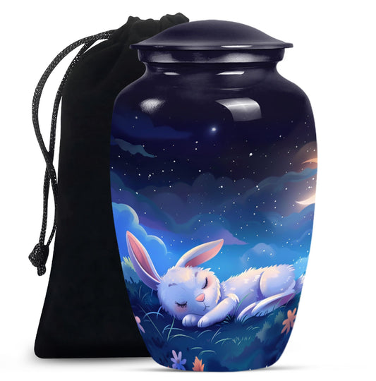 Rabbit Theme Large Urn 10 Inch