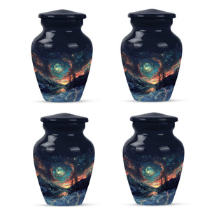 Majestic Sky Theme 3 Inch Keepsake Pack of 4