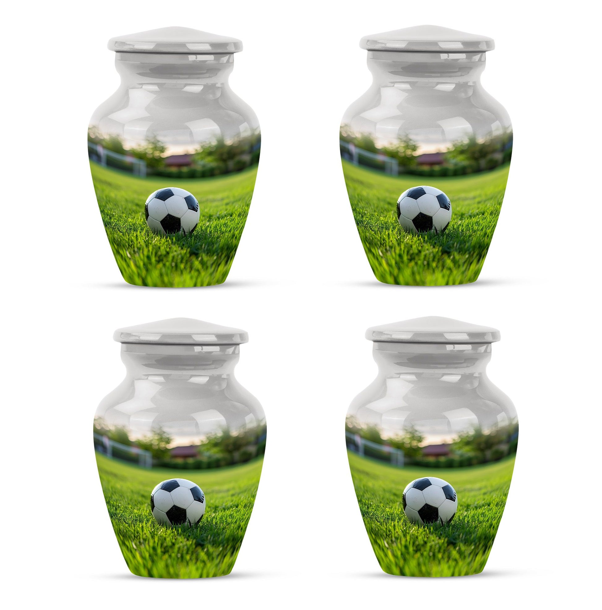 Foothball Theme 3 Inch Keepsake Pack of 4