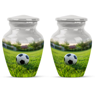 Foothball Theme 3 Inch Keepsake Pack of 2