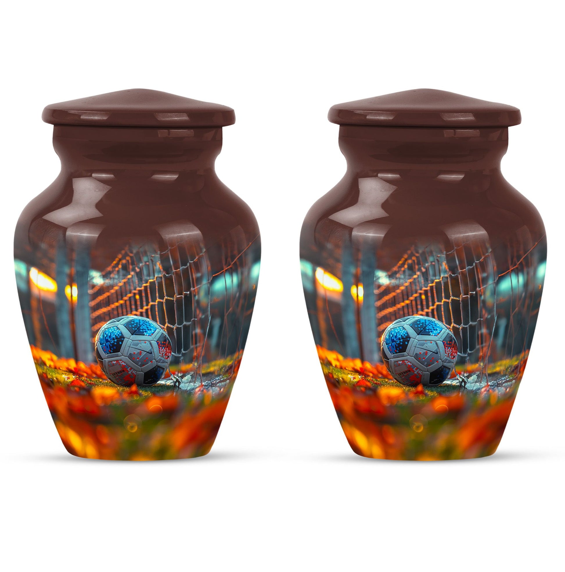 Foothball Theme 3 Inch Keepsake Pack of 2