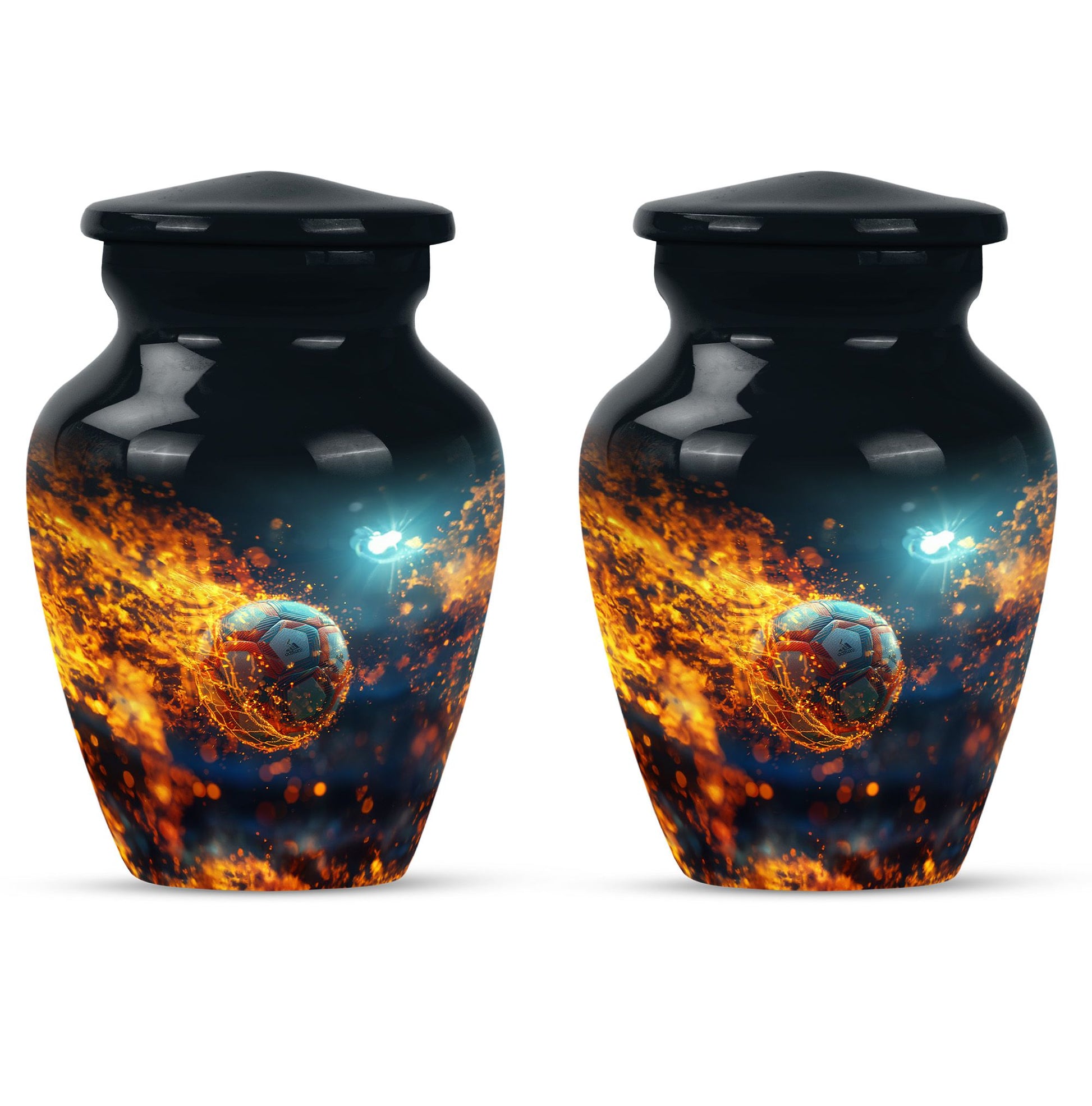 Foothball Theme 3 Inch Keepsake Pack of 2