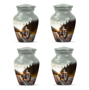 Bike Theme 3 Inch Keepsake Pack of 4