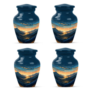 Majestic Sky Theme 3 Inch Keepsake Pack of 4