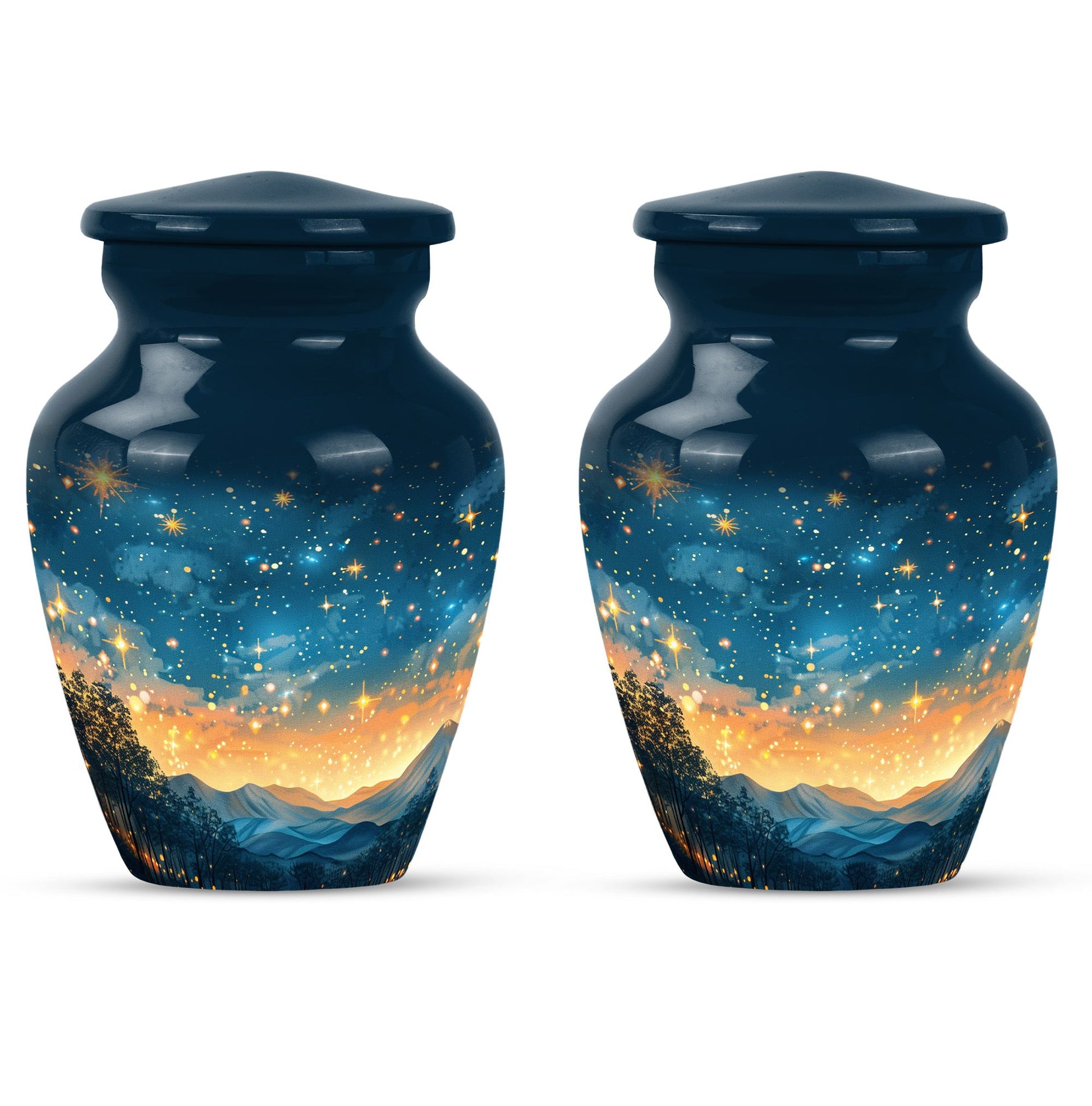 Majestic Sky Theme 3 Inch Keepsake Pack of 2