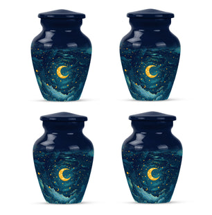 Majestic Moon Theme 3 Inch Keepsake Pack of 4
