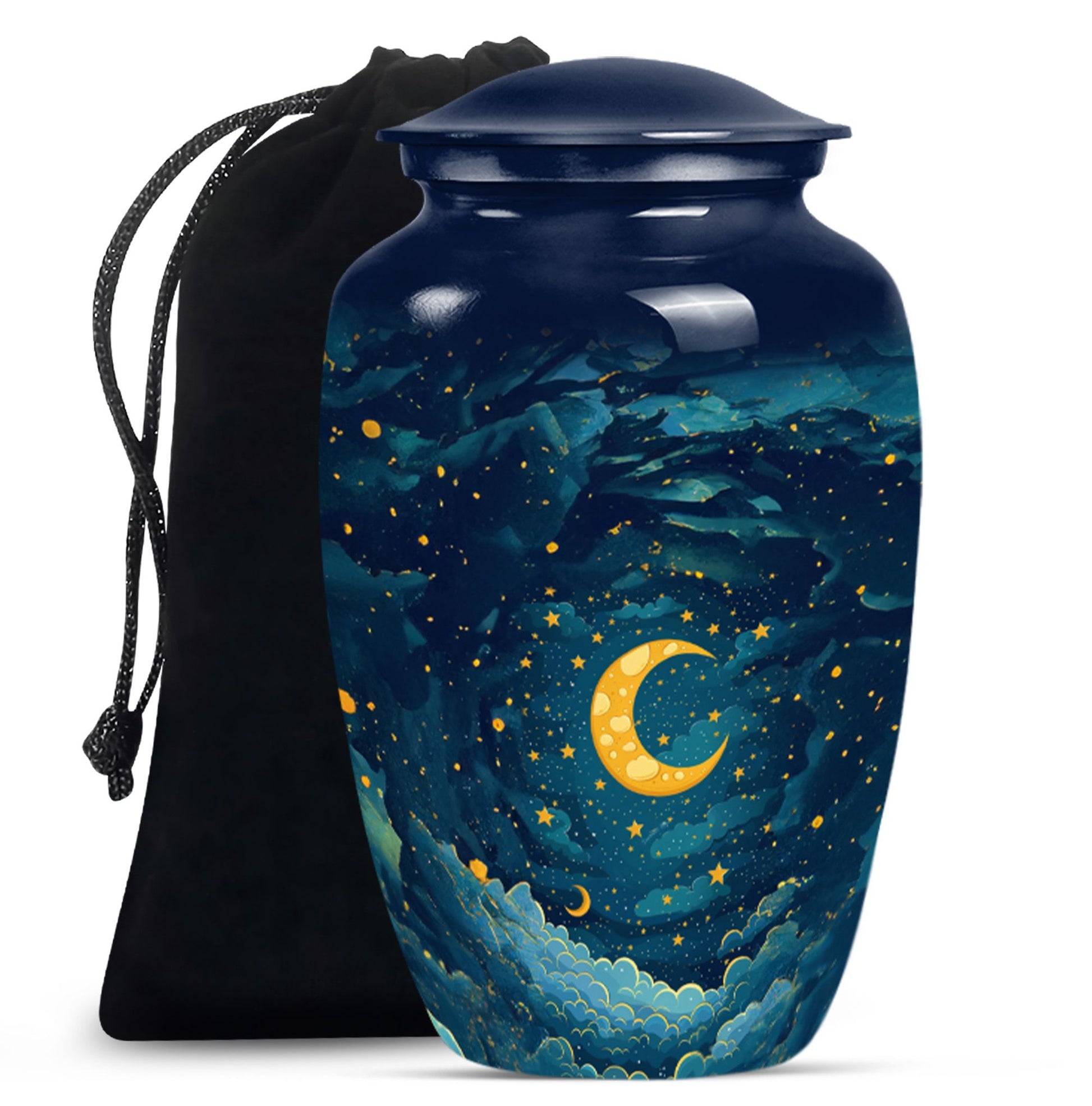 Majestic Moon Theme Large Urn 10 Inch