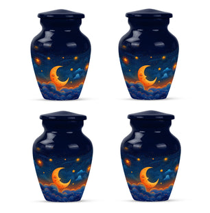 Night Sky Theme 3 Inch Keepsake Pack of 4