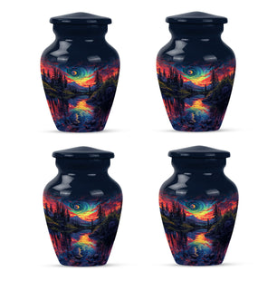 Majestic Sky Theme 3 Inch Keepsake Pack of 4