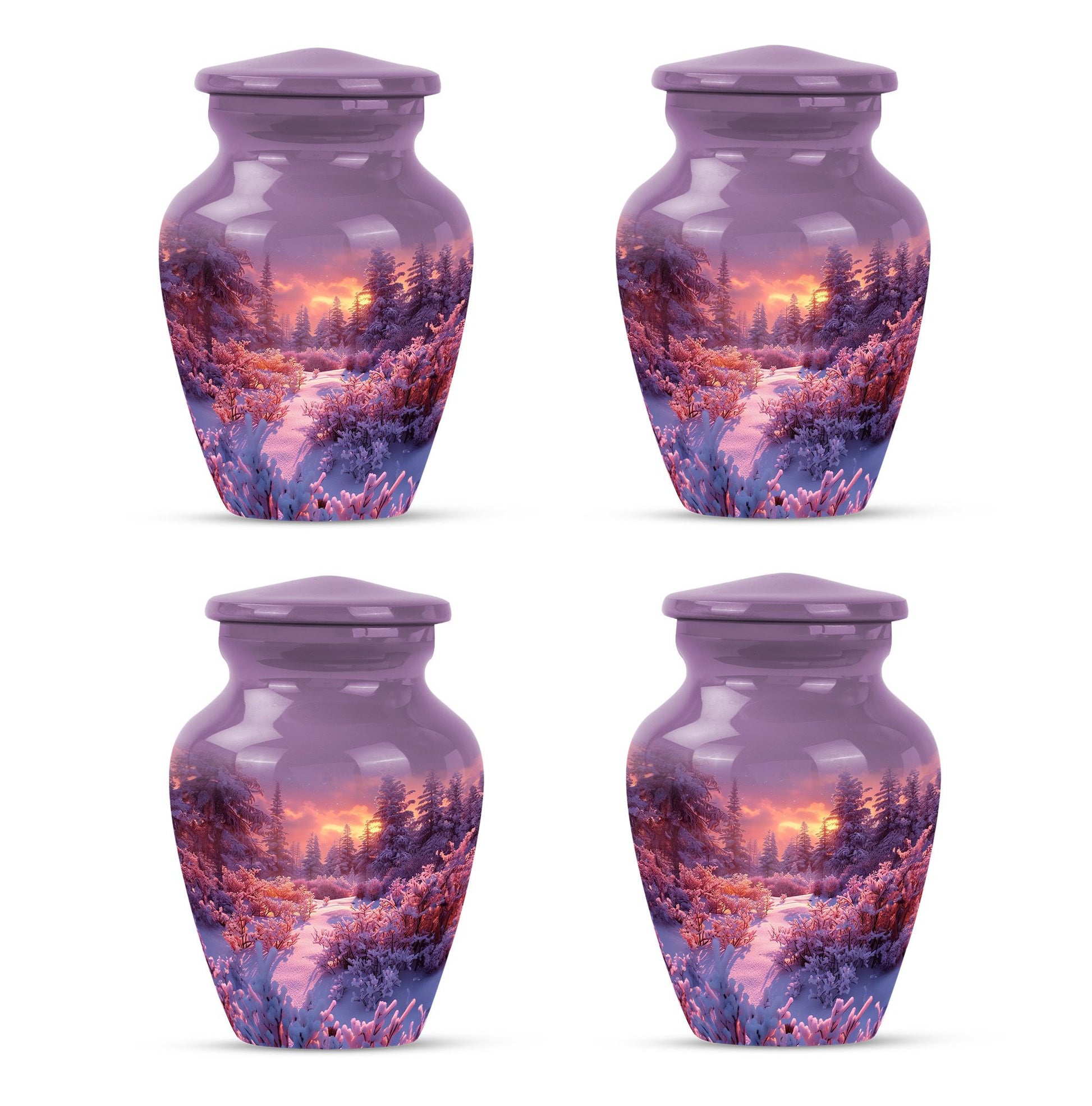 Majestic Sky Theme 3 Inch Keepsake Pack of 4