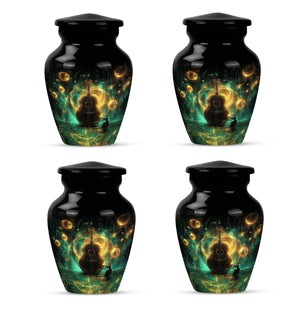 Guitar Theme 3 Inch Keepsake Pack of 4