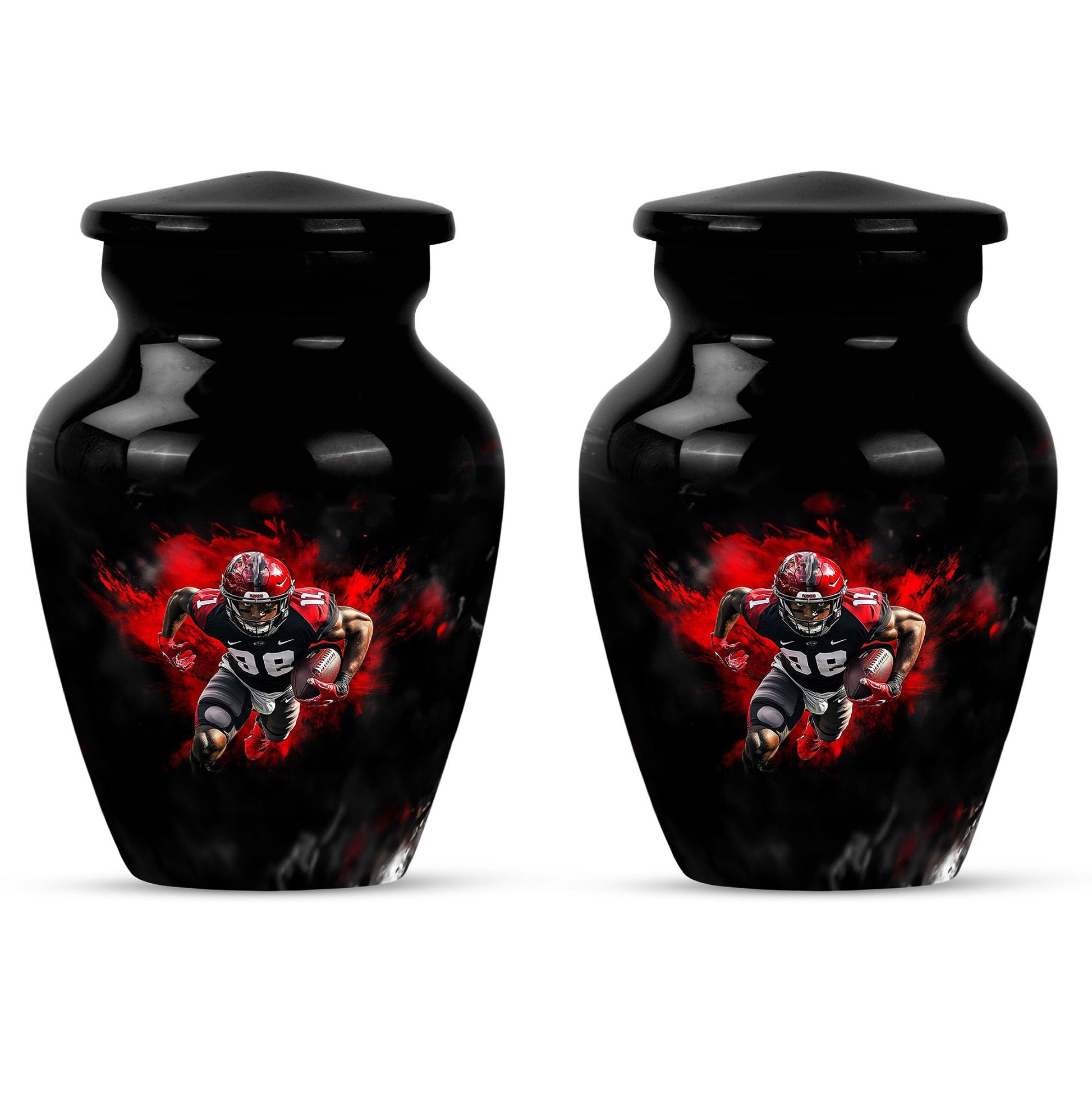 Football Theme 3 Inch Keepsake Pack of 2