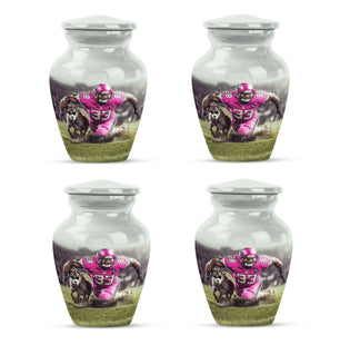 Football Theme 3 Inch Keepsake Pack of 4